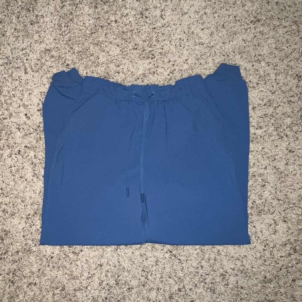 Lululemon Blue Full Length Stretch High Rise Joggers